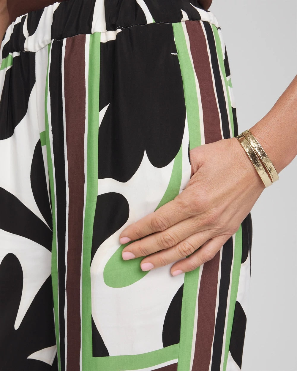 Chico's Printed Silky Soft Pants