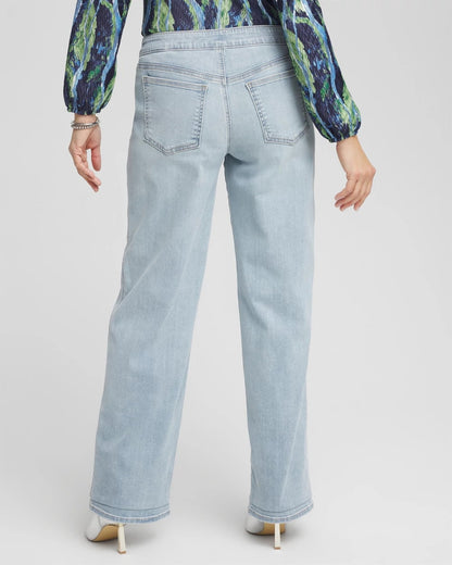 Chico's Pull On Wide Jean