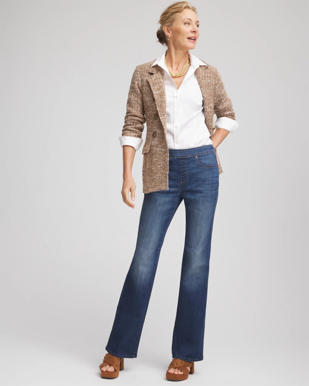 Chico's Pull-On Slim Bootcut Jeggings