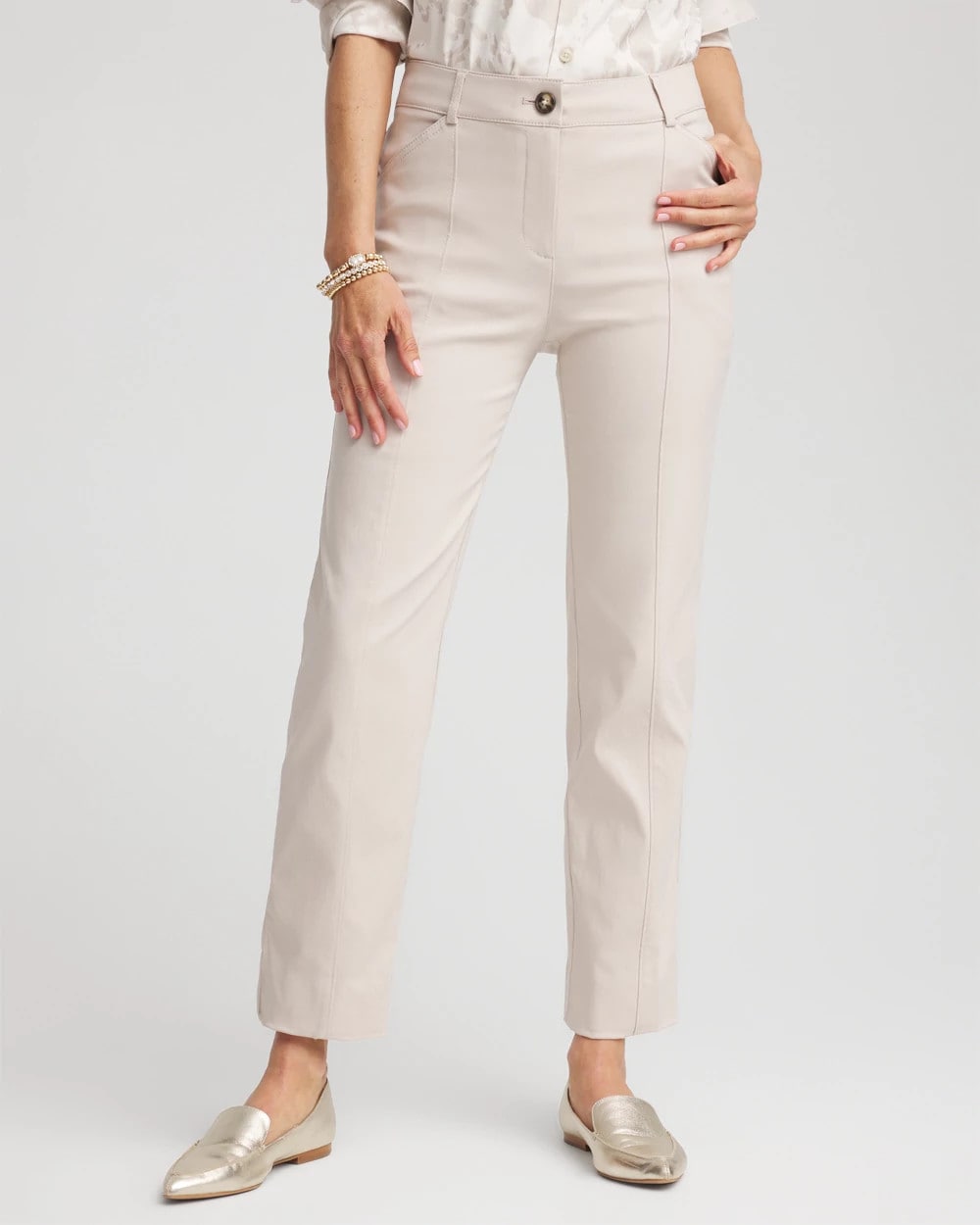Chico's Emme Straight Ankle Pants