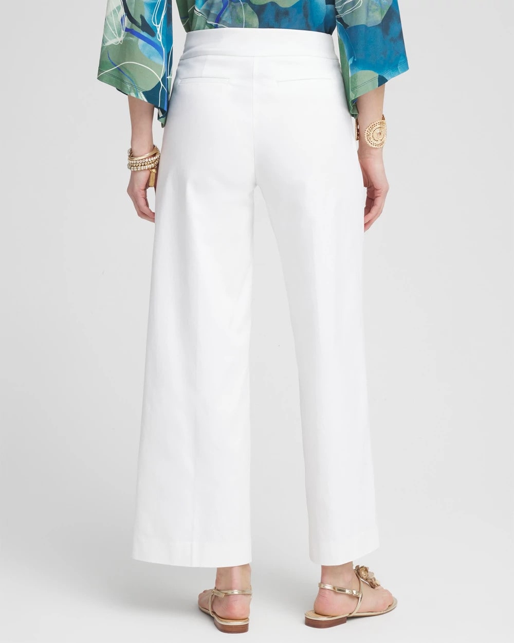 Chico's Brigitte™ Pull-On Wide Leg Cropped Pants