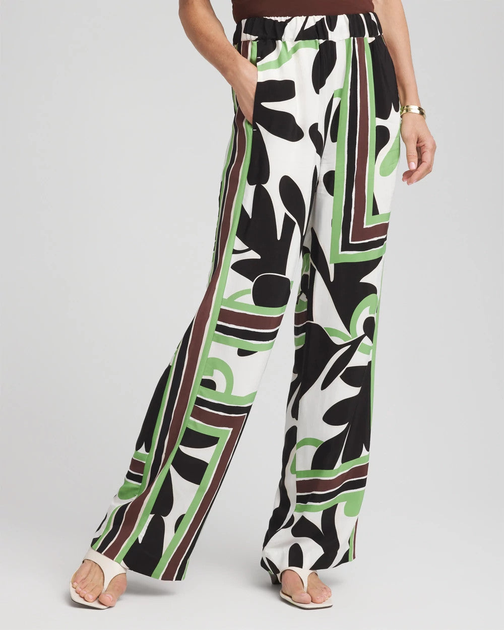 Chico's Printed Silky Soft Pants