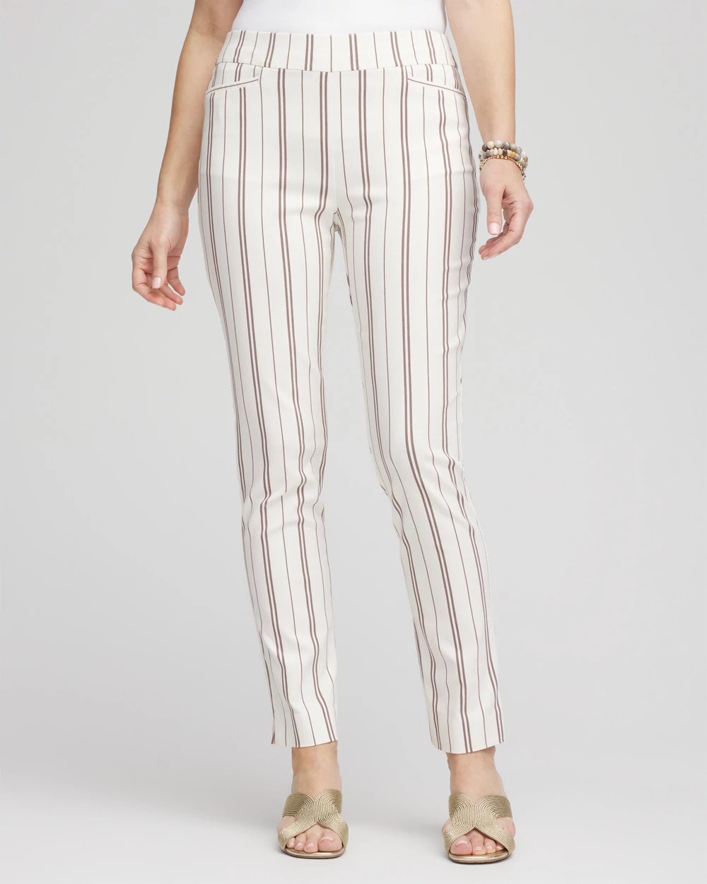 Chico's Brigitte™ Striped Ankle Pants