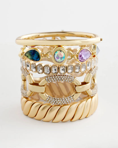 Chico's Matte Twist Stretch Bracelet