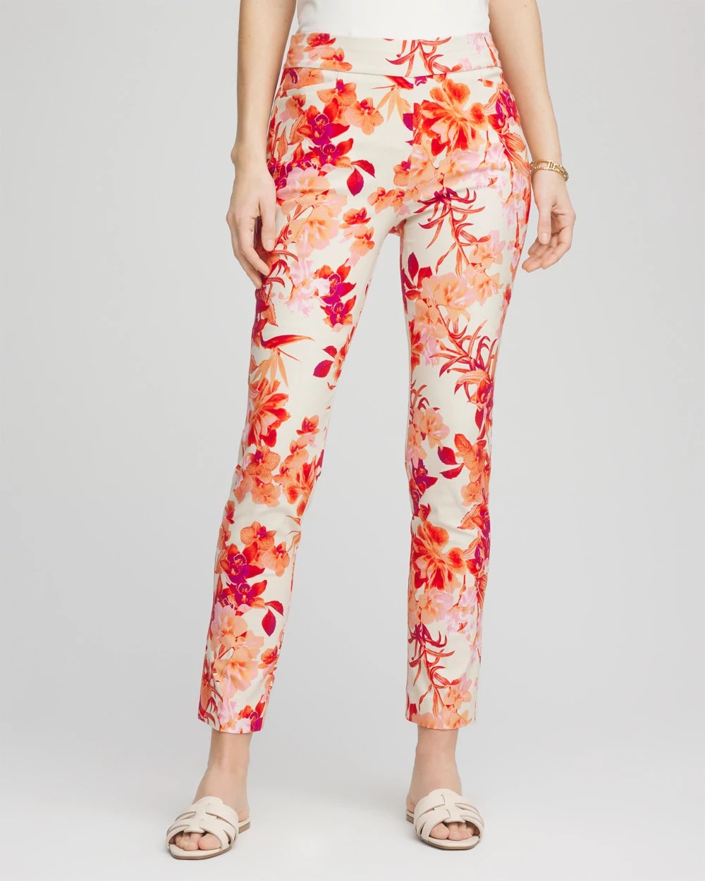 Chico's Petite Brigitte™ Slub Ankle Pants