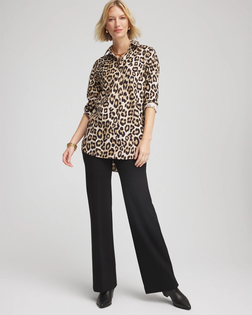 Chico's Petite Juliet Full-Length Ponte Pants