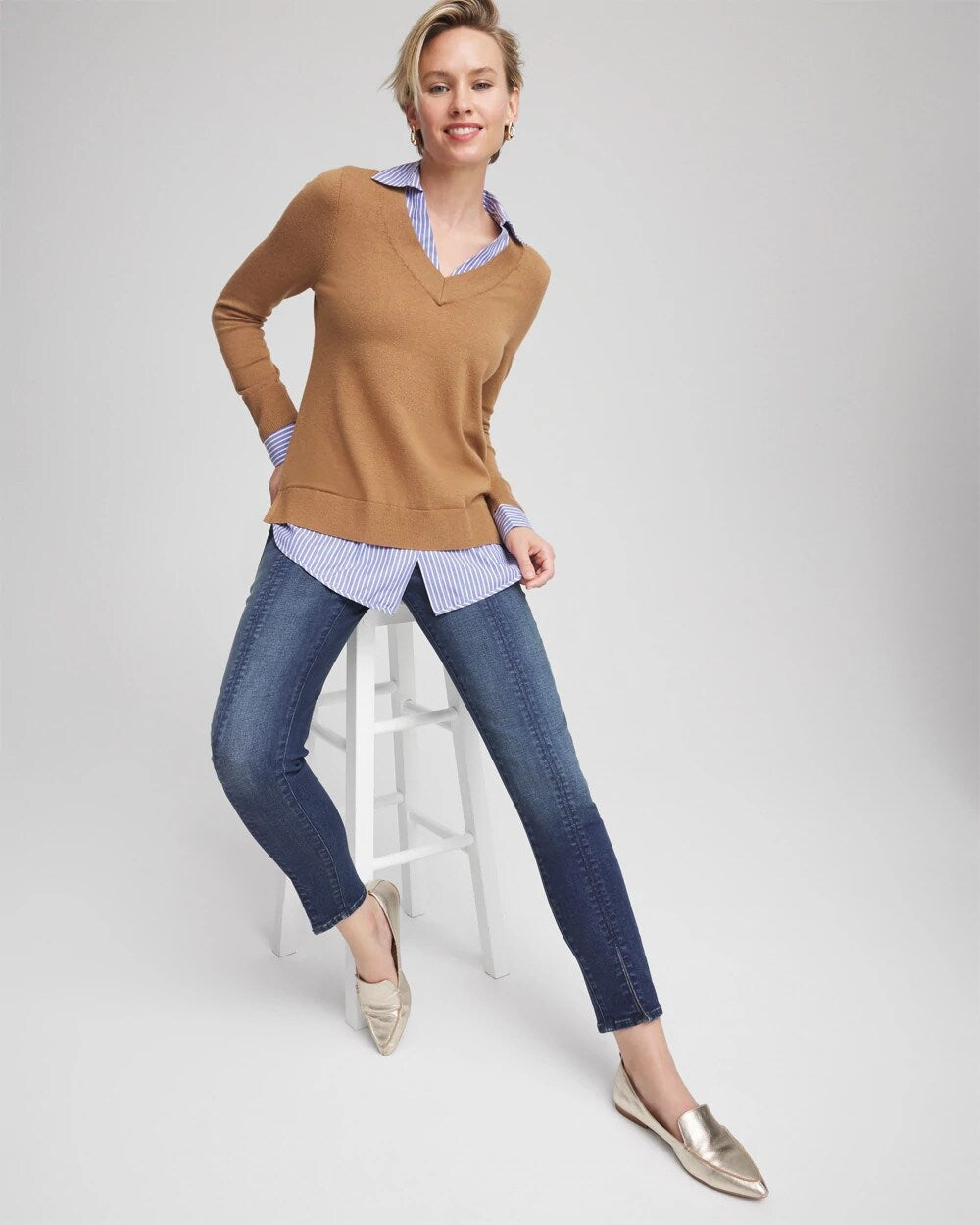 Chico's Petite Pull-On Slim Ankle Jeggings