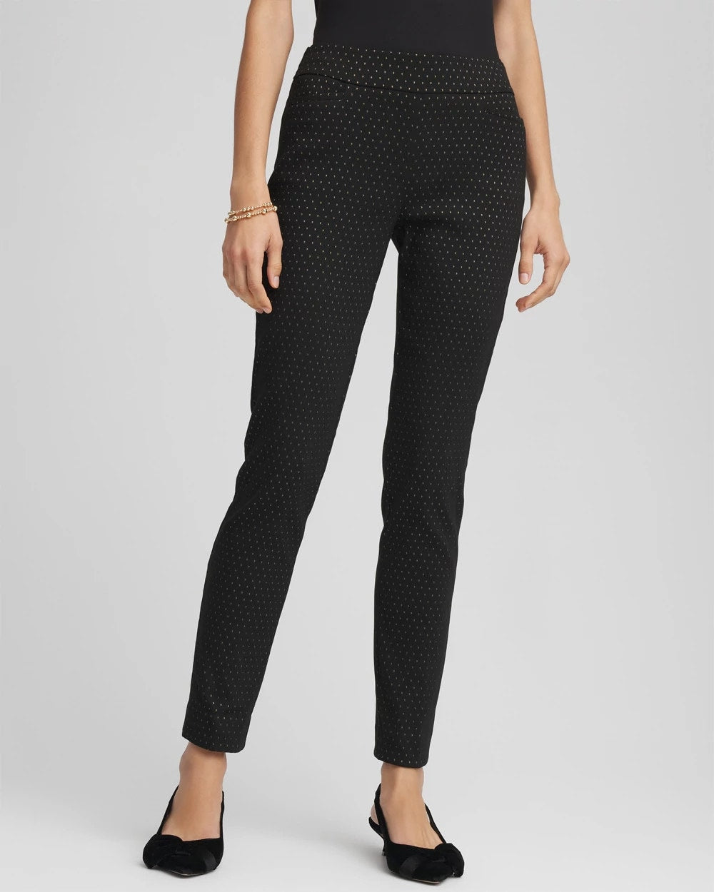 Chico's Brigitte™ Slim Ankle Jacquard Pants