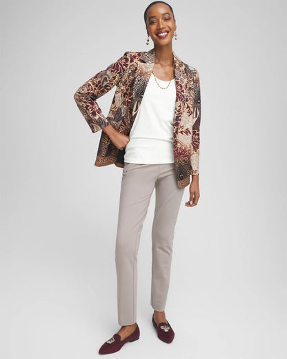 Chico's Juliet Slim Trim Detail Ankle Pants